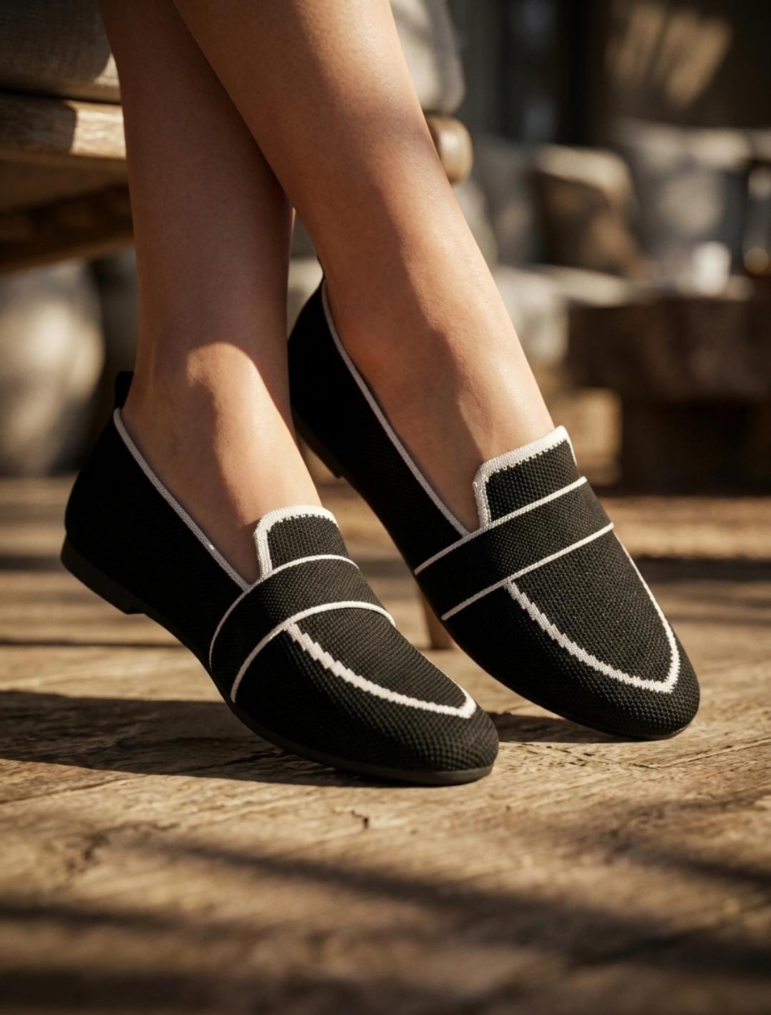Flats tipo mocasín para dama ZDB84-107-41