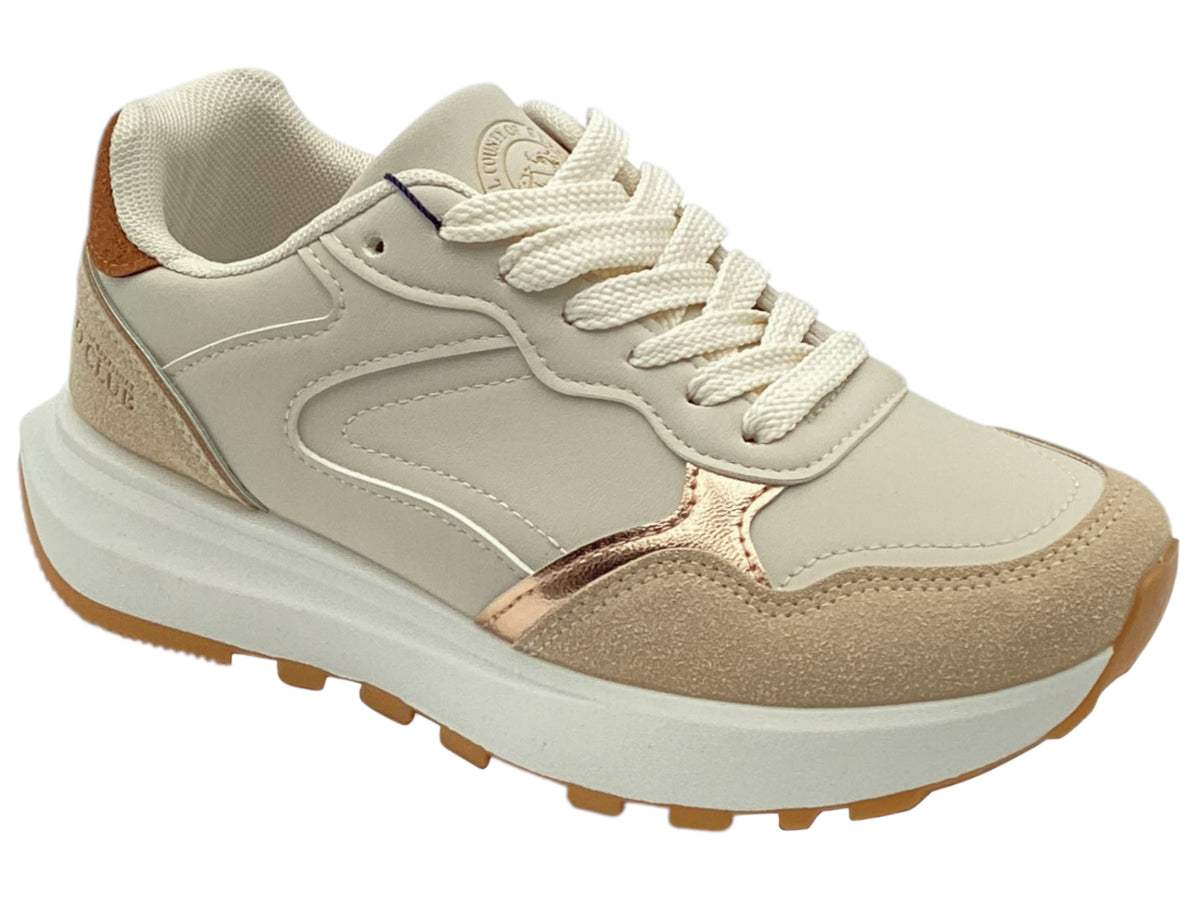 Tenis de Mujer Casuales en Tonos Neutros 591-1467340