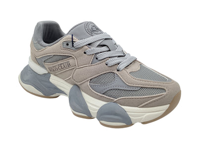 Tenis Chunky Gris y Beige 591-1467358