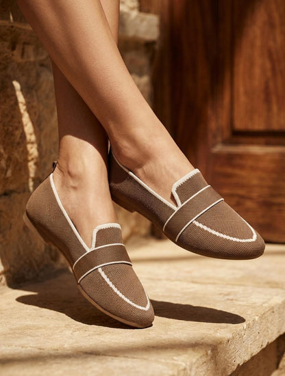Flats tipo mocasín para dama ZDB84-107-41