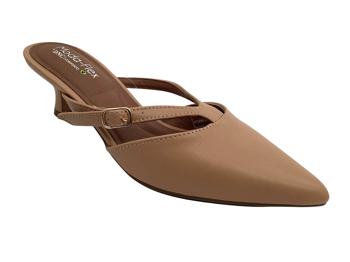 Mule tacón bajo nude 510-1464176