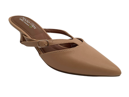 Mule tacón bajo nude 510-1464176
