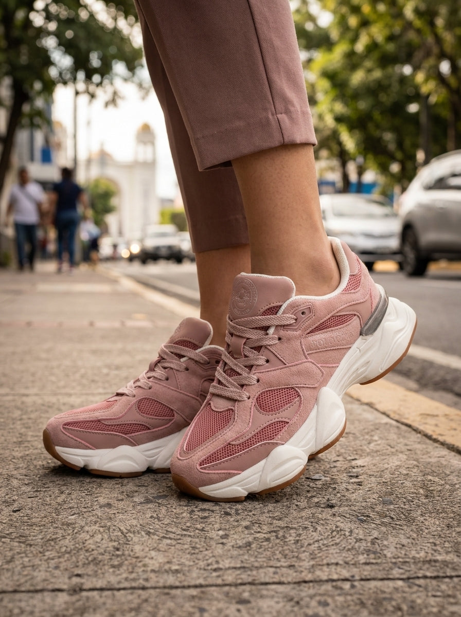Tenis Chunky Rosados 591-1467357