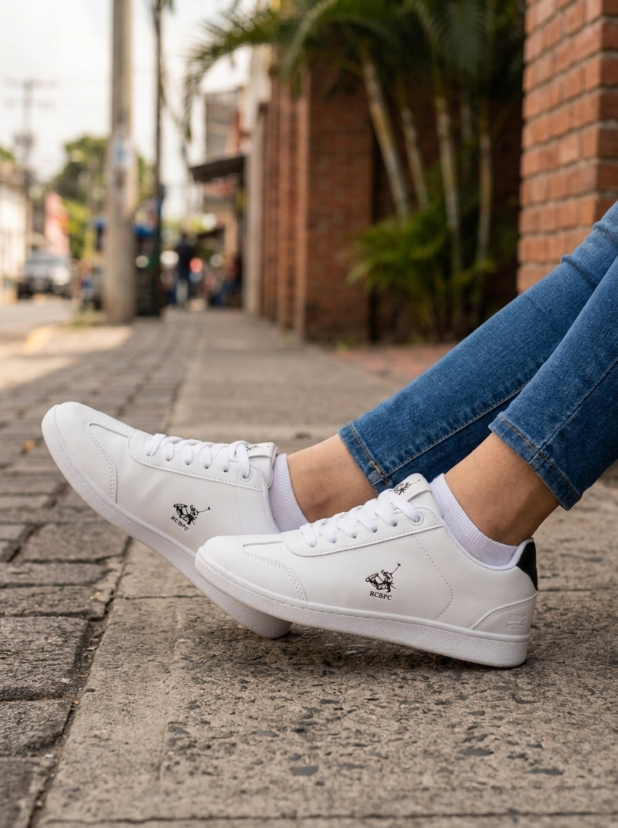 Tenis Clásicos Blancos Urbanos 591-1458695